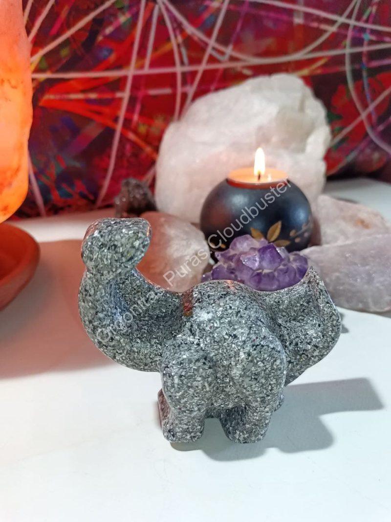 Orgonita Pura / Electronite Dinosaurio decorativo Grande Mod. 2. - Imagen 3
