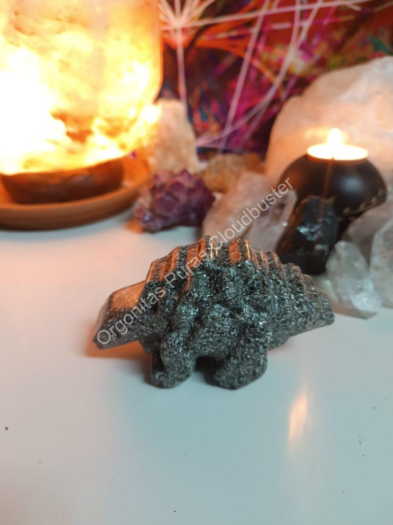 Orgonita Pura / Electronite Dinosaurio decorativo Grande Mod. 3 - Imagen 3