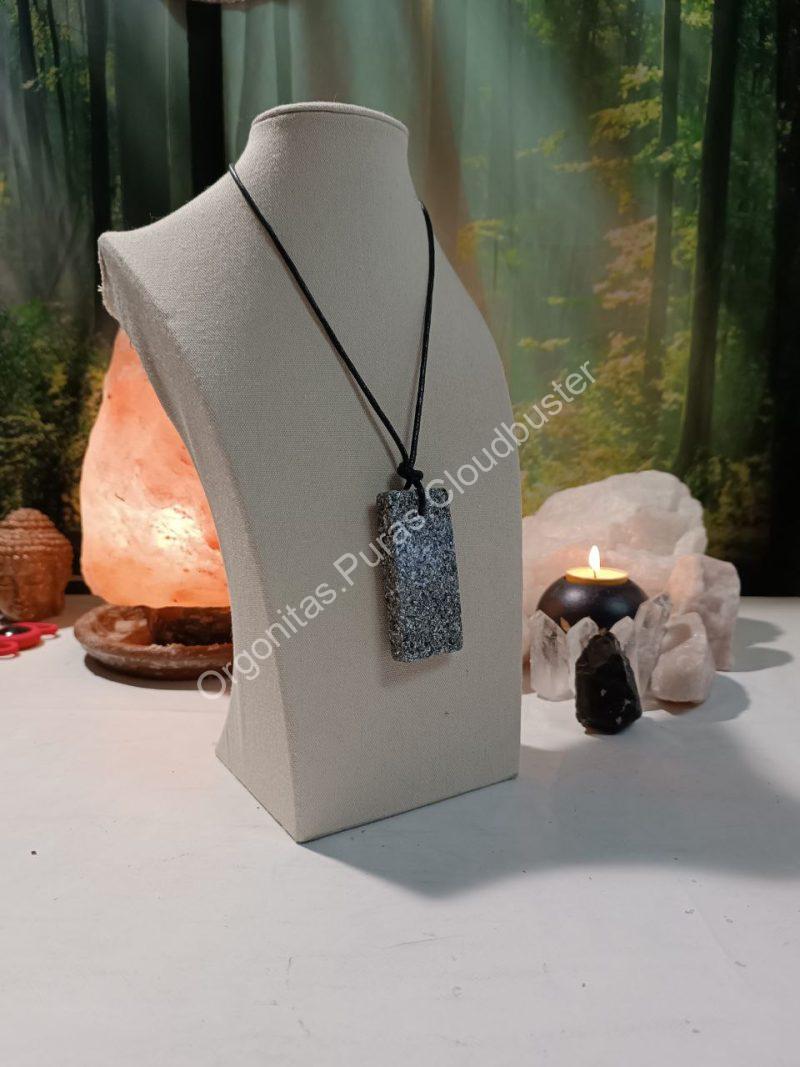 Orgonita Pura / Electronite Colgante Chapa Rectangular. - Imagen 6