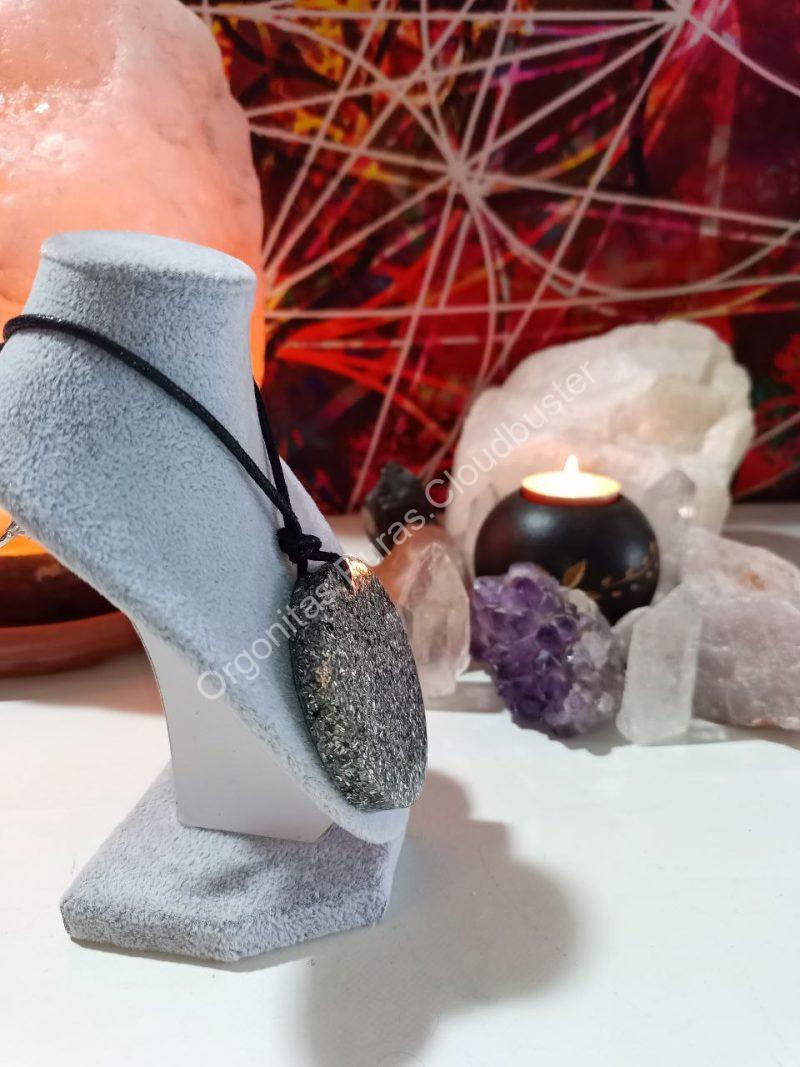 Orgonita Pura / Electronite Colgante Círculo Grande. - Imagen 6