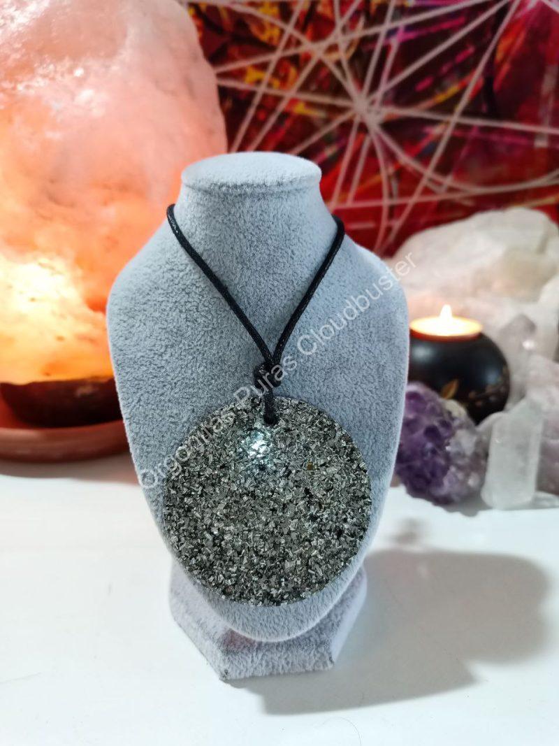 Orgonita Pura / Electronite Colgante Círculo Grande. - Imagen 5