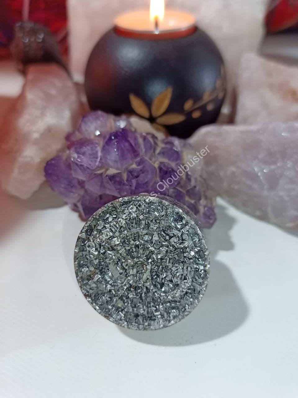 Orgonita Pura / Electronite Para Coche Logotipo SPIDERMAN (con adhesivo)