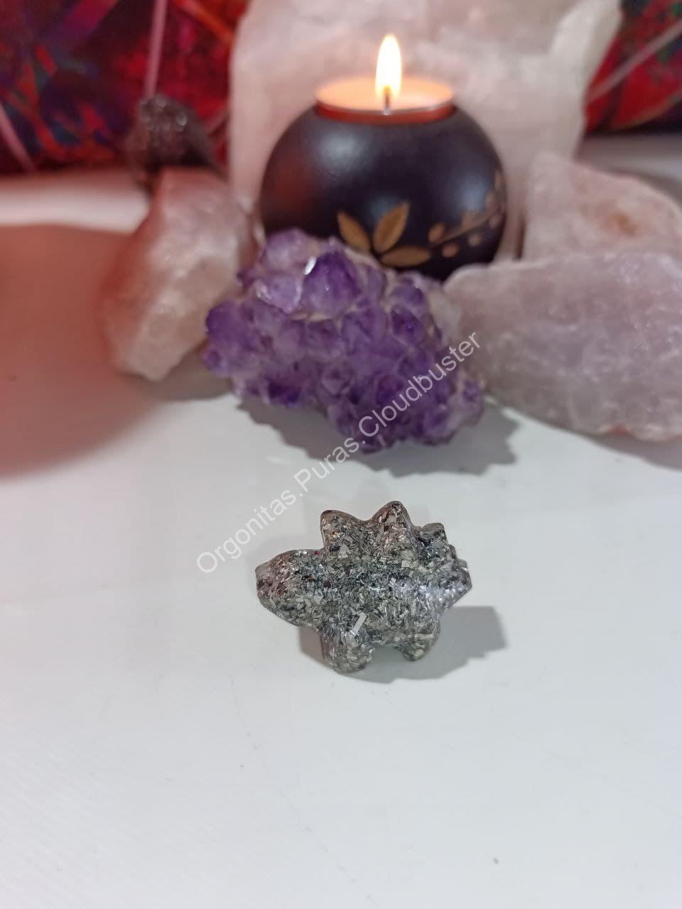 Orgonita Pura / Electronite Dinosaurio pequeño Modelo 4 - Imagen 2