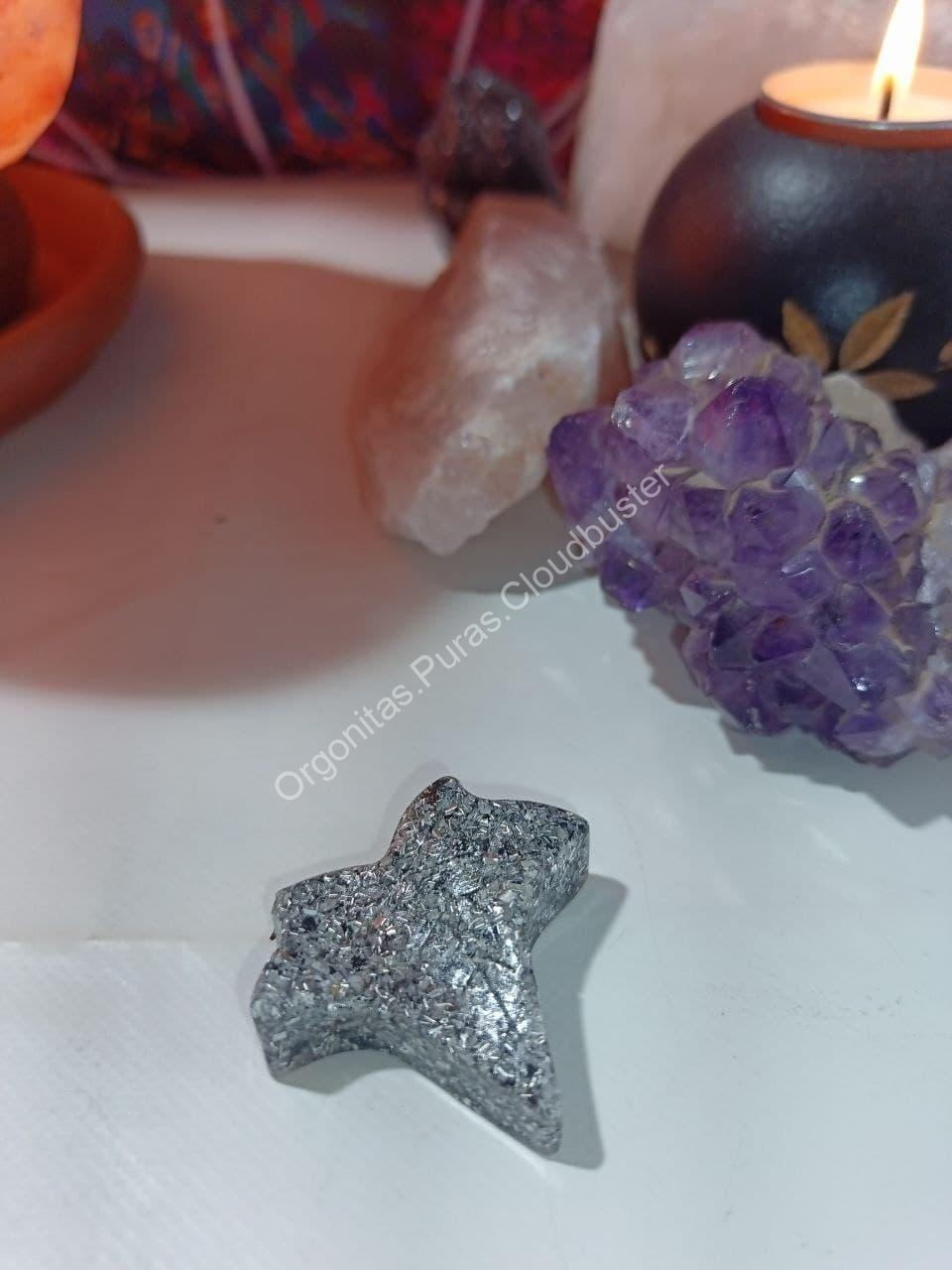 Orgonita Pura / Electronite Hoja en Punta
