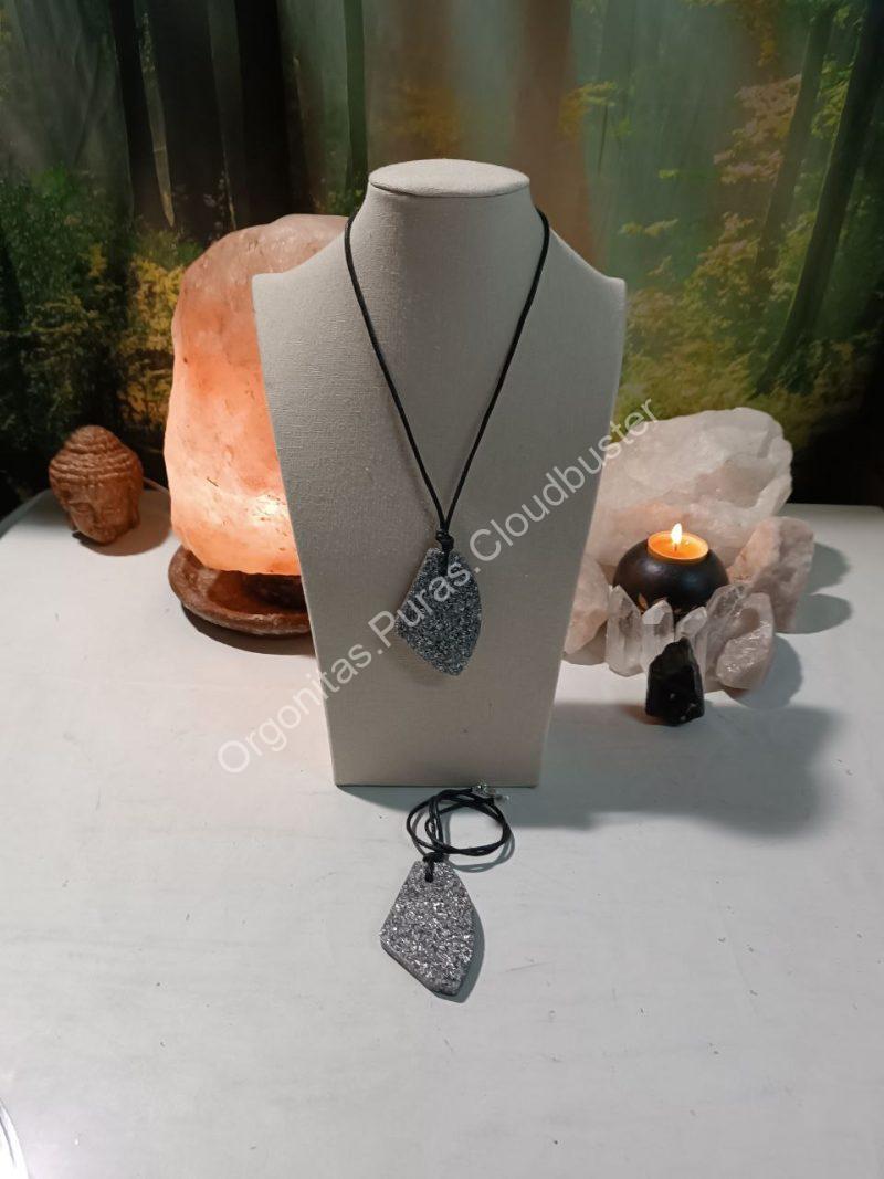 Orgonita Pura / Electronite Colgante Abstracto Grande - Imagen 6