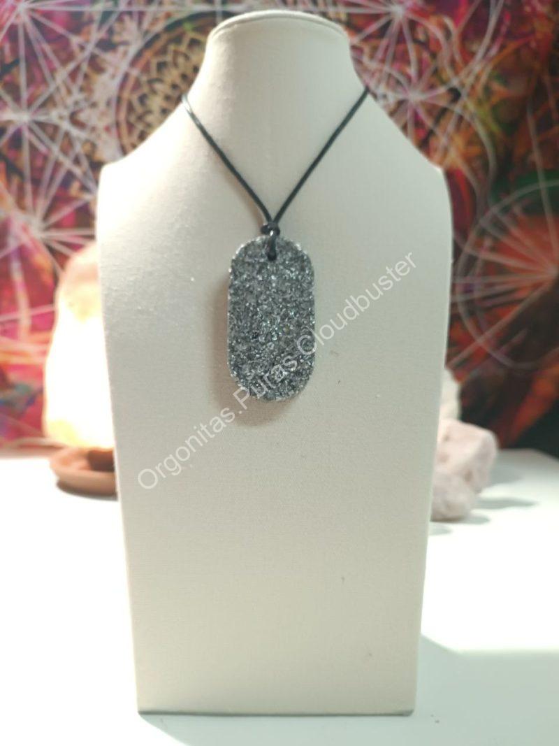 Orgonita Pura / Electronite Colgante Chapa Militar