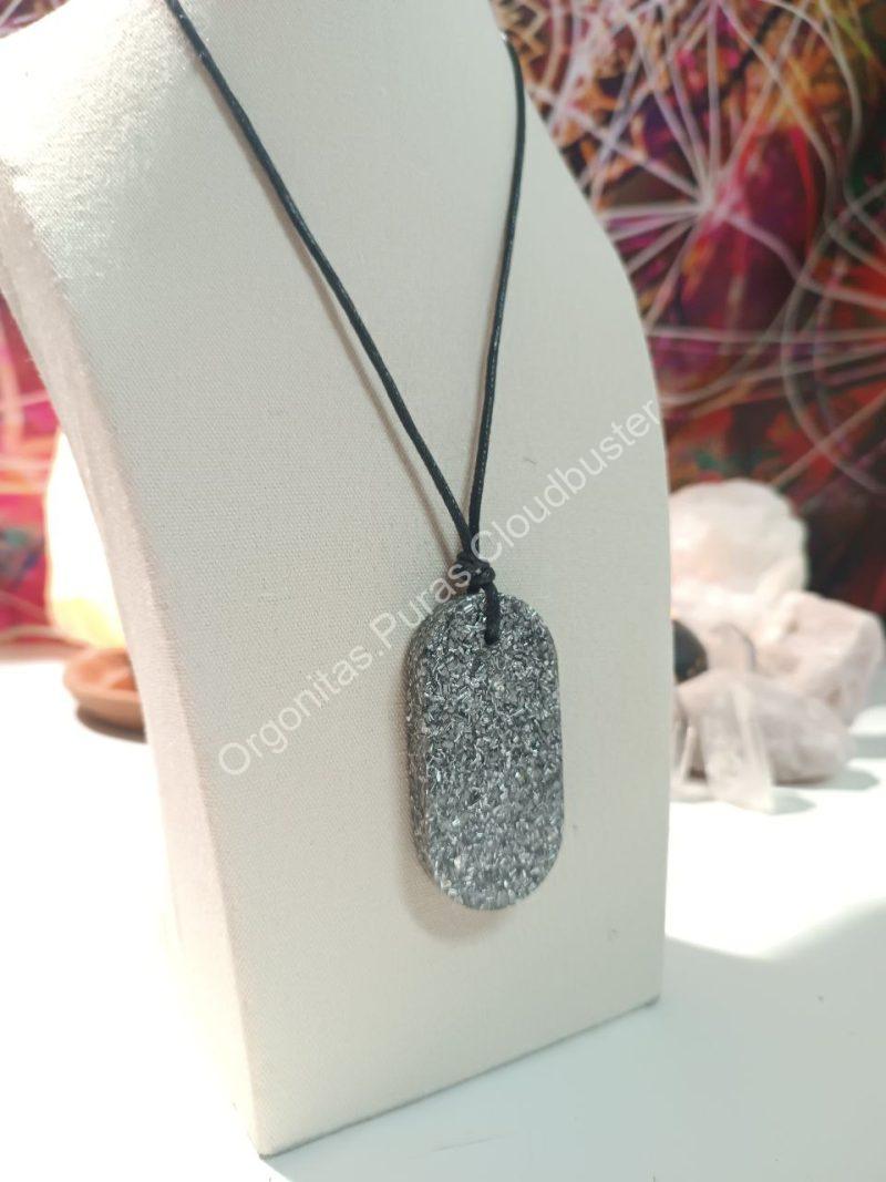 Orgonita Pura / Electronite Colgante Chapa Militar - Imagen 2