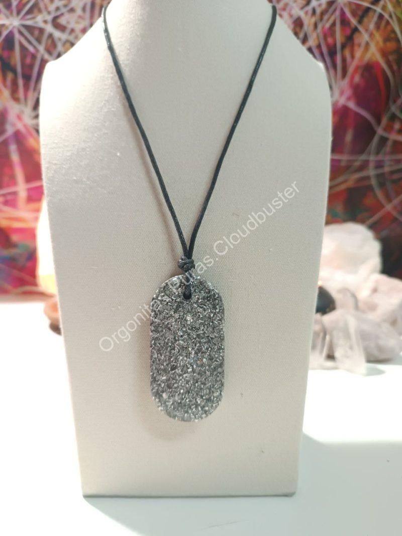 Orgonita Pura / Electronite Colgante Chapa Militar - Imagen 3