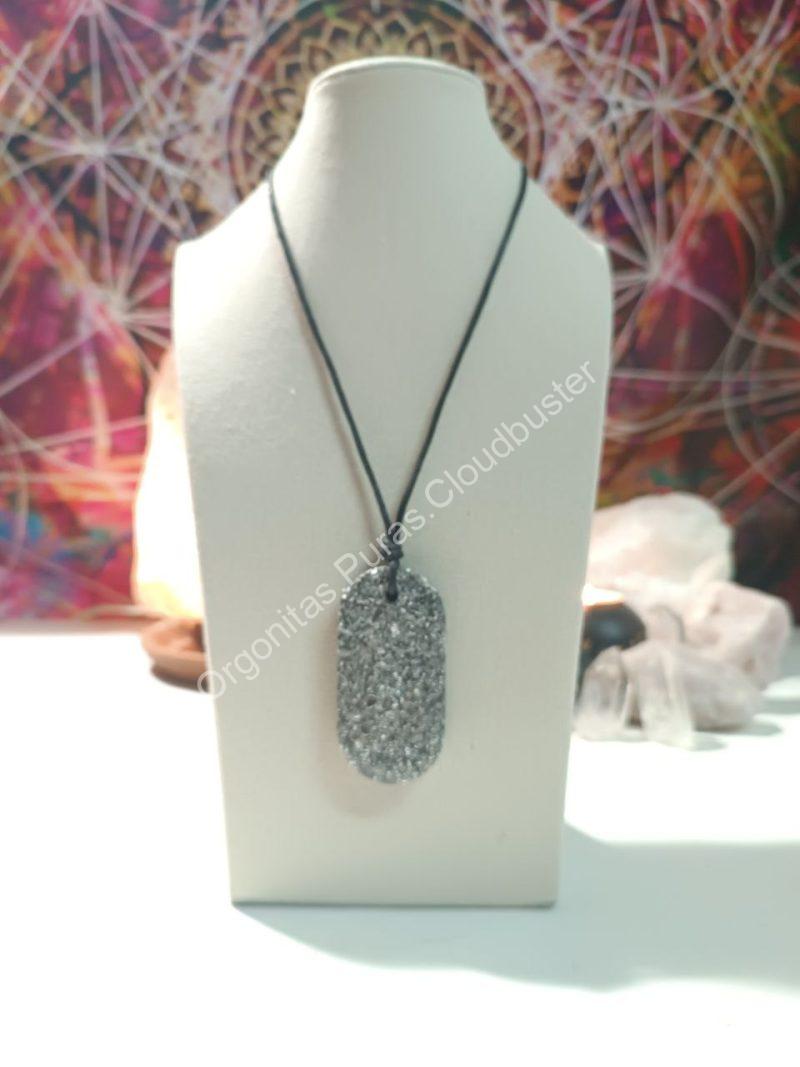 Orgonita Pura / Electronite Colgante Chapa Militar - Imagen 4