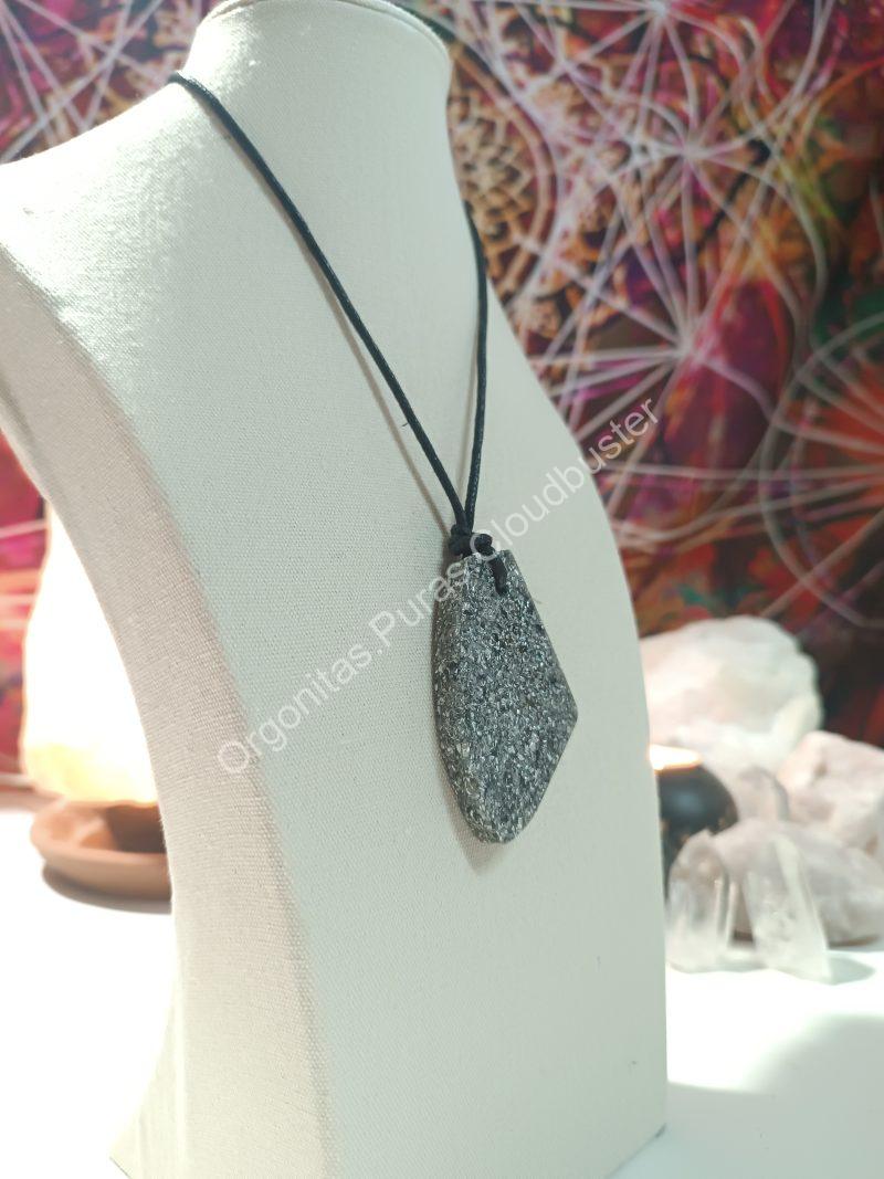 Orgonita Pura / Electronite Colgante Abstracto Grande - Imagen 2