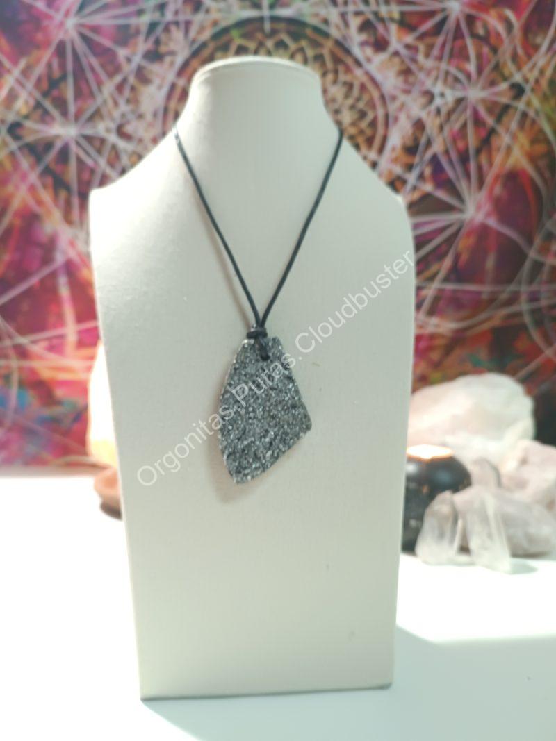 Orgonita Pura / Electronite Colgante Abstracto Grande