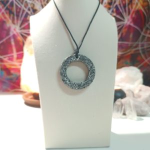 Orgonita Pura / Electronite Colgante Aro Grande.