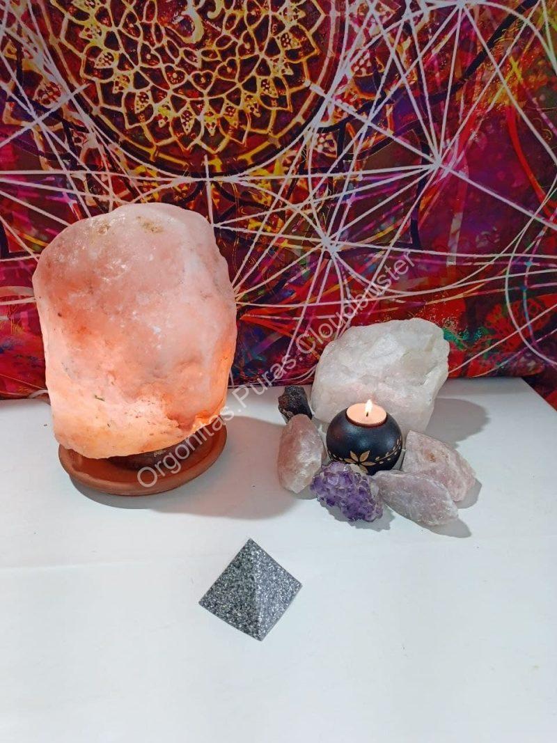 Orgonita Pura / Electronite Pirámide Mediana 4 lados - Imagen 2