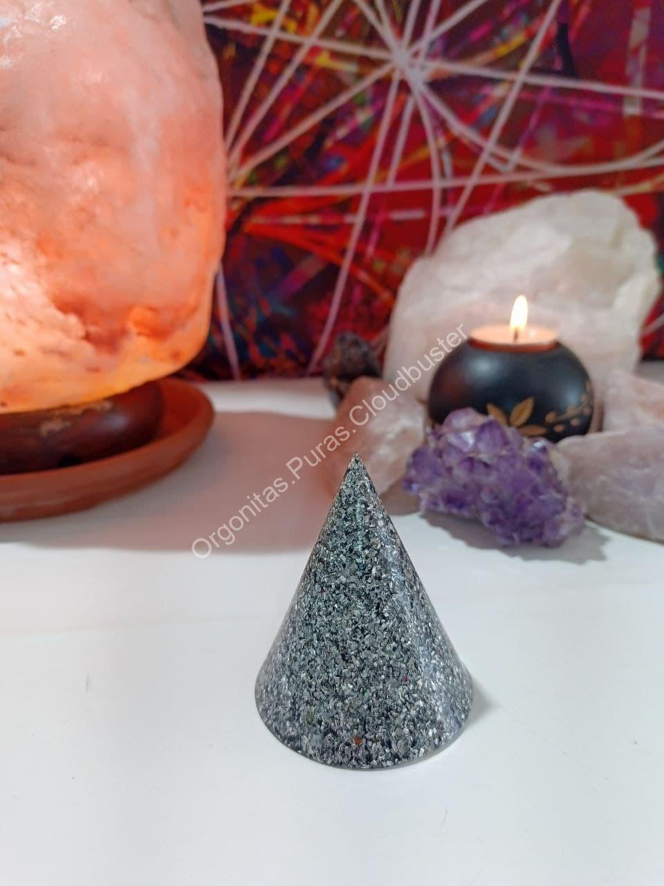 Orgonita Pura / Electronite Pirámide Cono