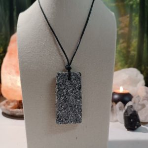 Orgonita Pura / Electronite Colgante Chapa Rectangular.