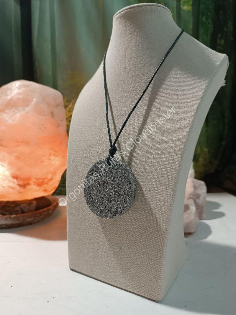 Orgonita Pura / Electronite Colgante Círculo Grande. - Imagen 3