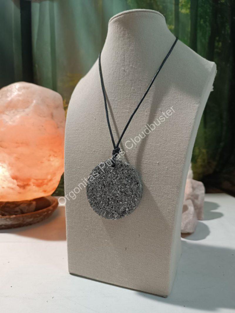 Orgonita Pura / Electronite Colgante Círculo Grande. - Imagen 4