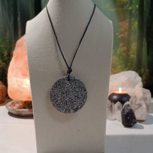Orgonita Pura / Electronite Colgante Círculo Grande.