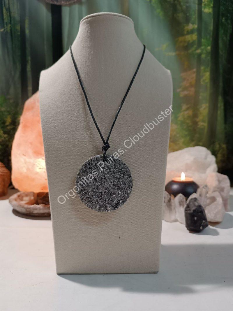 Orgonita Pura / Electronite Colgante Círculo Grande.