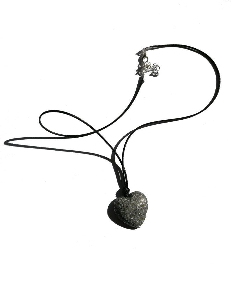 Orgonita Pura / Electronite Colgante Corazón. Grande y Pequeño. - Imagen 9