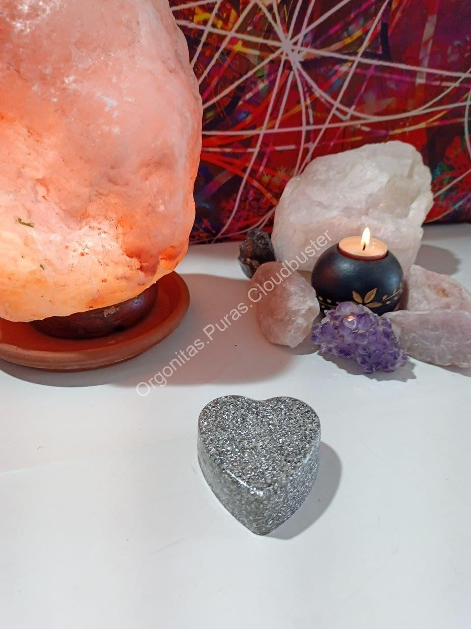 Orgonita Pura / Electronite formato Corazón grande - Imagen 3