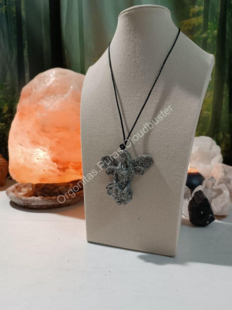 Orgonita Pura / Electronite Colgante Hada 2 Alas. - Imagen 3