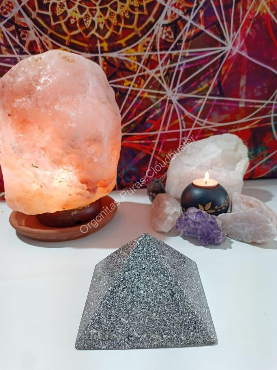 Orgonita Pura / Electronite Pirámide Super Grande 4 lados - Imagen 3