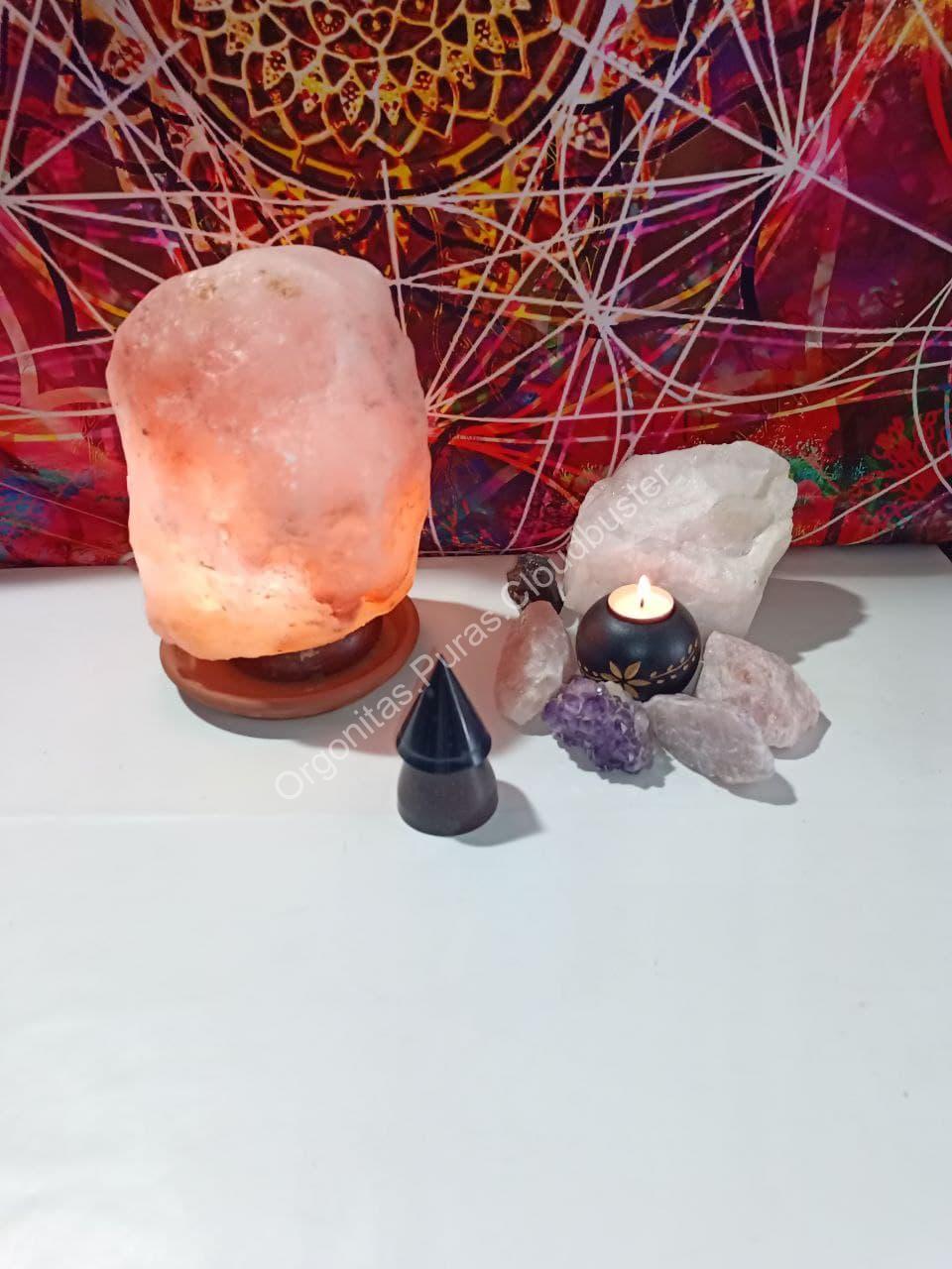 Orgonita Pura VIRUTA DE HIERRO Pirámide Cono y punta de Magnetita - Imagen 5