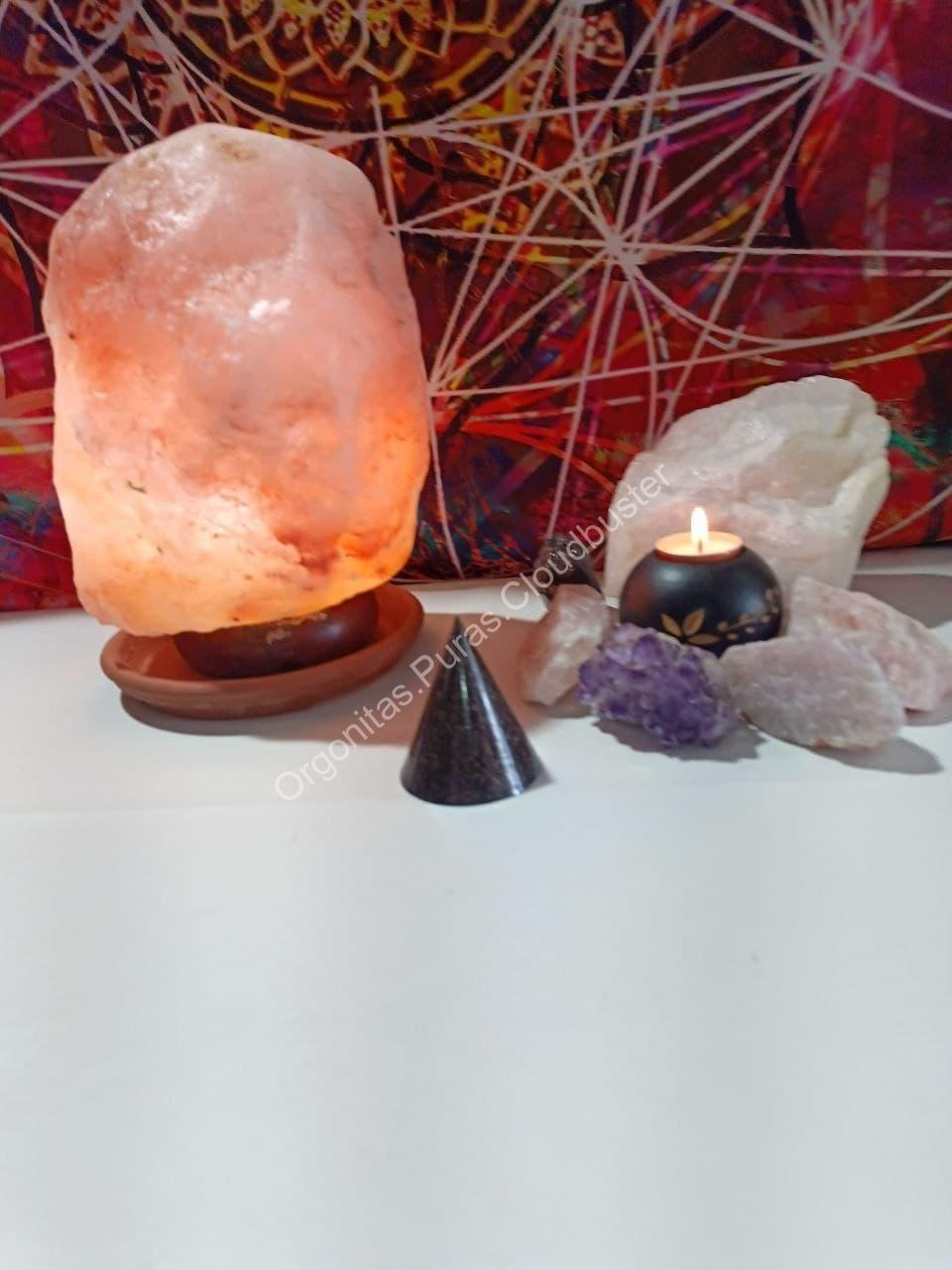 Orgonita Pura VIRUTA DE HIERRO Pirámide cono - Imagen 3