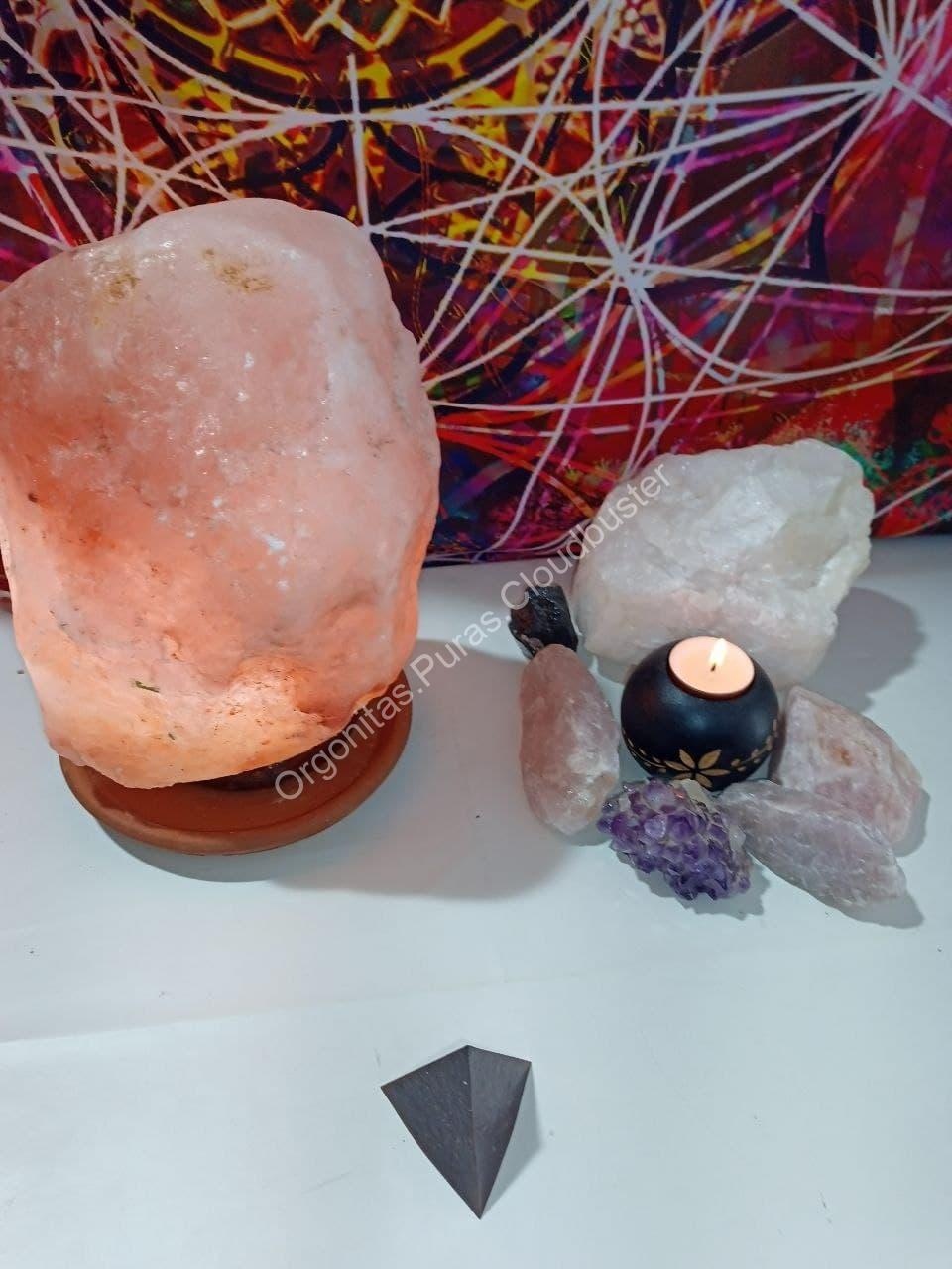 Orgonita Pura VIRUTA DE HIERRO Pirámide 3 lados - Imagen 4