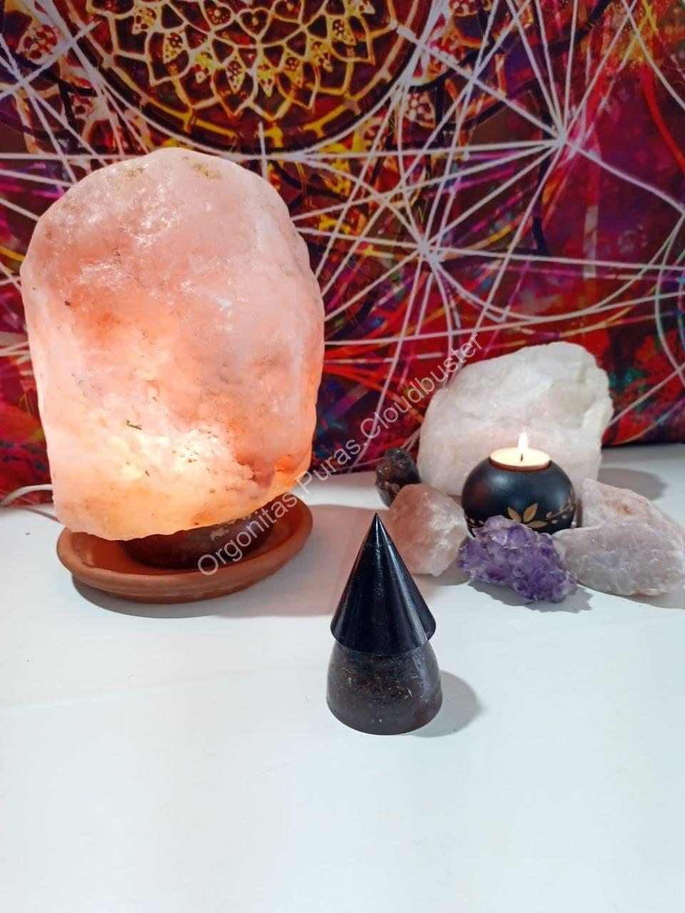 Orgonita Pura VIRUTA DE HIERRO Pirámide Cono y punta de Magnetita - Imagen 3