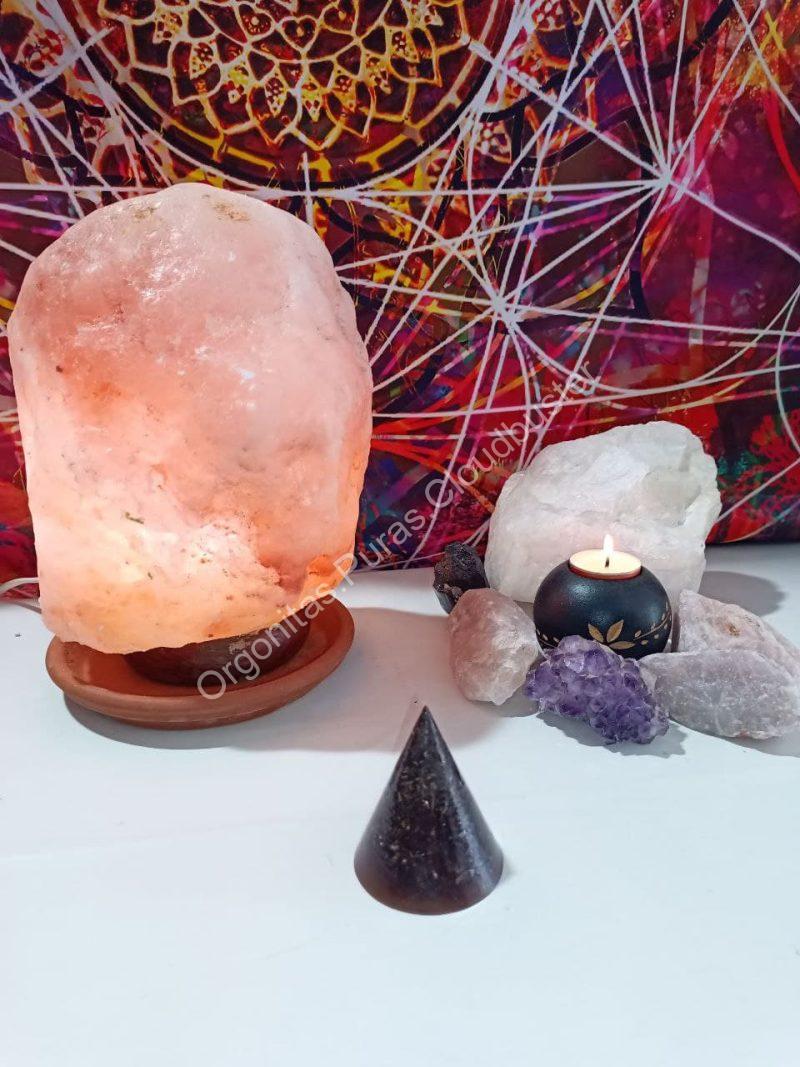 Orgonita Pura VIRUTA DE HIERRO Pirámide cono - Imagen 4