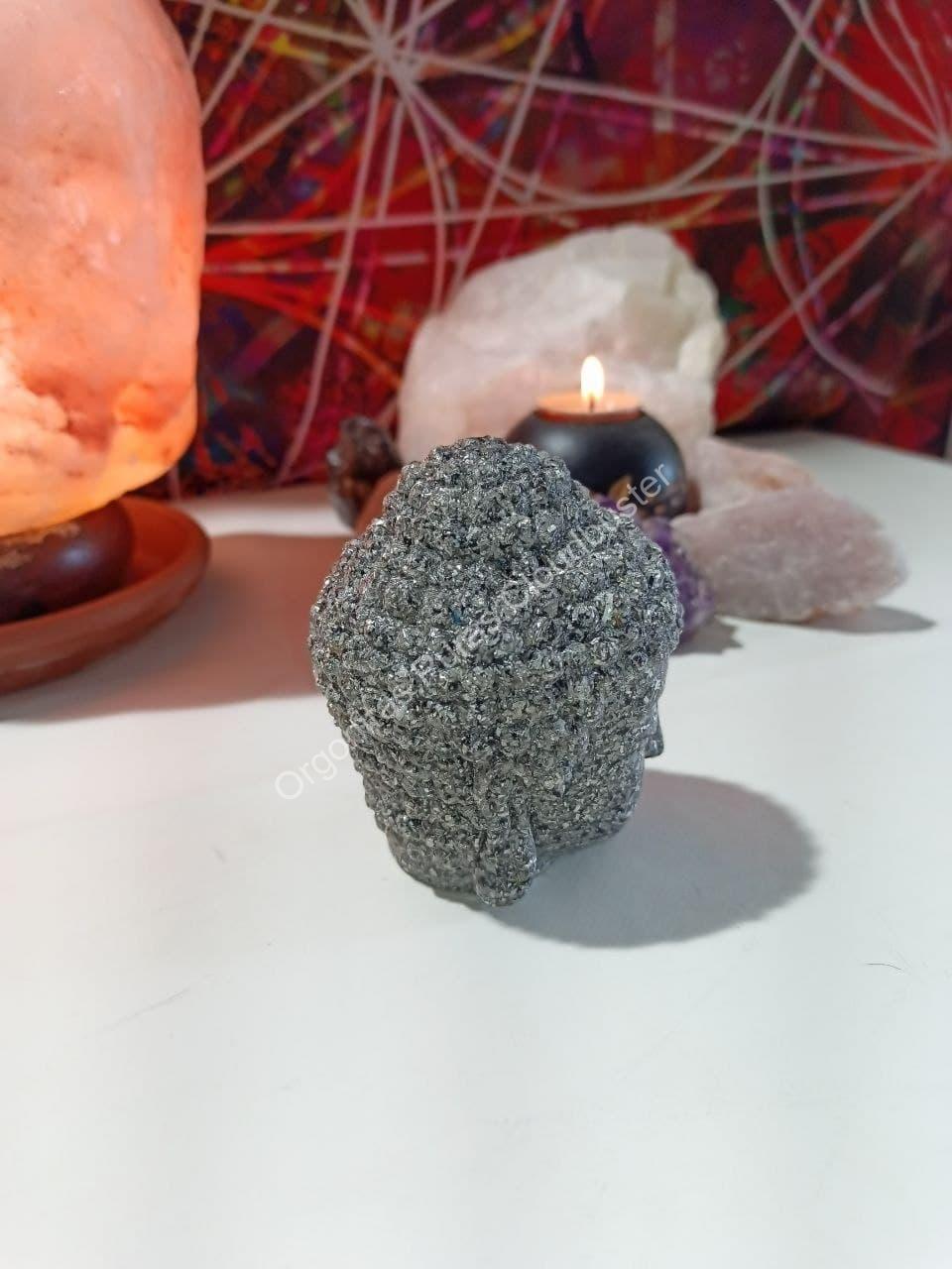 Orgonita Pura / Electronite formato cabeza Buda - Imagen 5