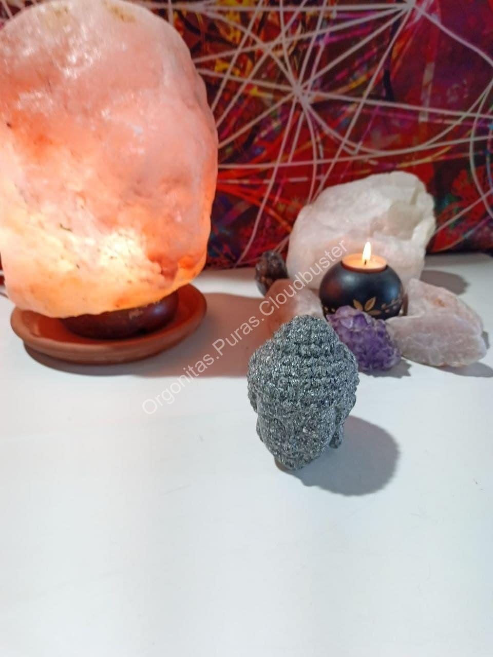 Orgonita Pura / Electronite formato cabeza Buda - Imagen 3