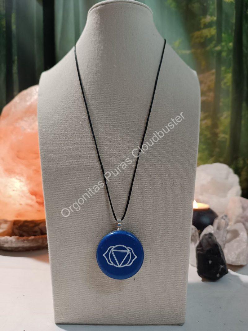 Orgonita Pura / Electronite Colgante o llavero Chakra Tercer Ojo formato Semicírculo