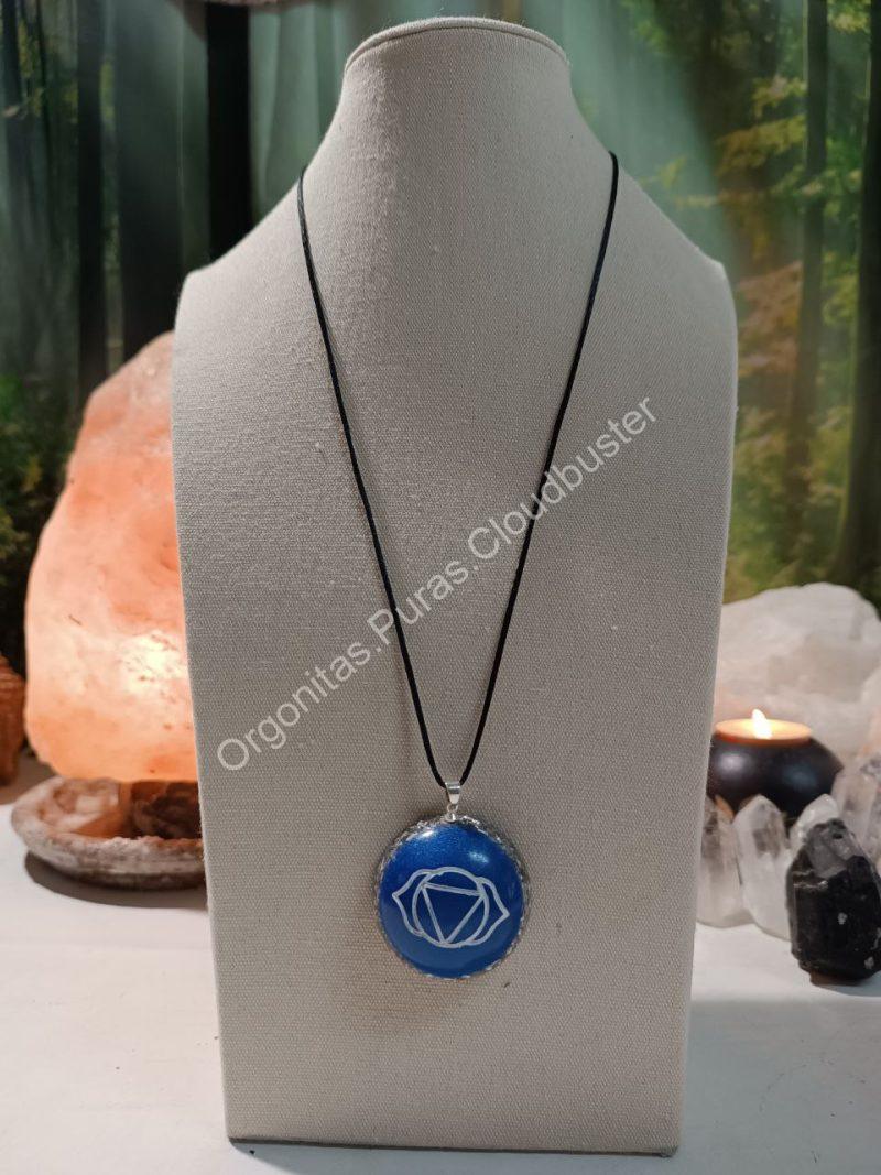 Orgonita Pura / Electronite Colgante o llavero Chakra Tercer Ojo formato Semiesfera
