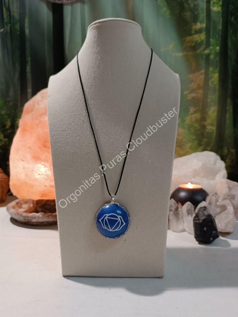 Orgonita Pura / Electronite Colgante o llavero Chakra Tercer Ojo formato Semiesfera - Imagen 4