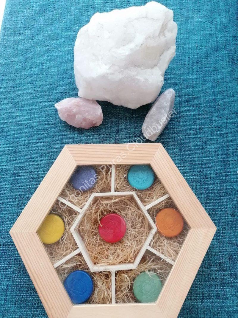 Conjunto Orgonitas Puras Reiki formato Semicírculo - Imagen 6