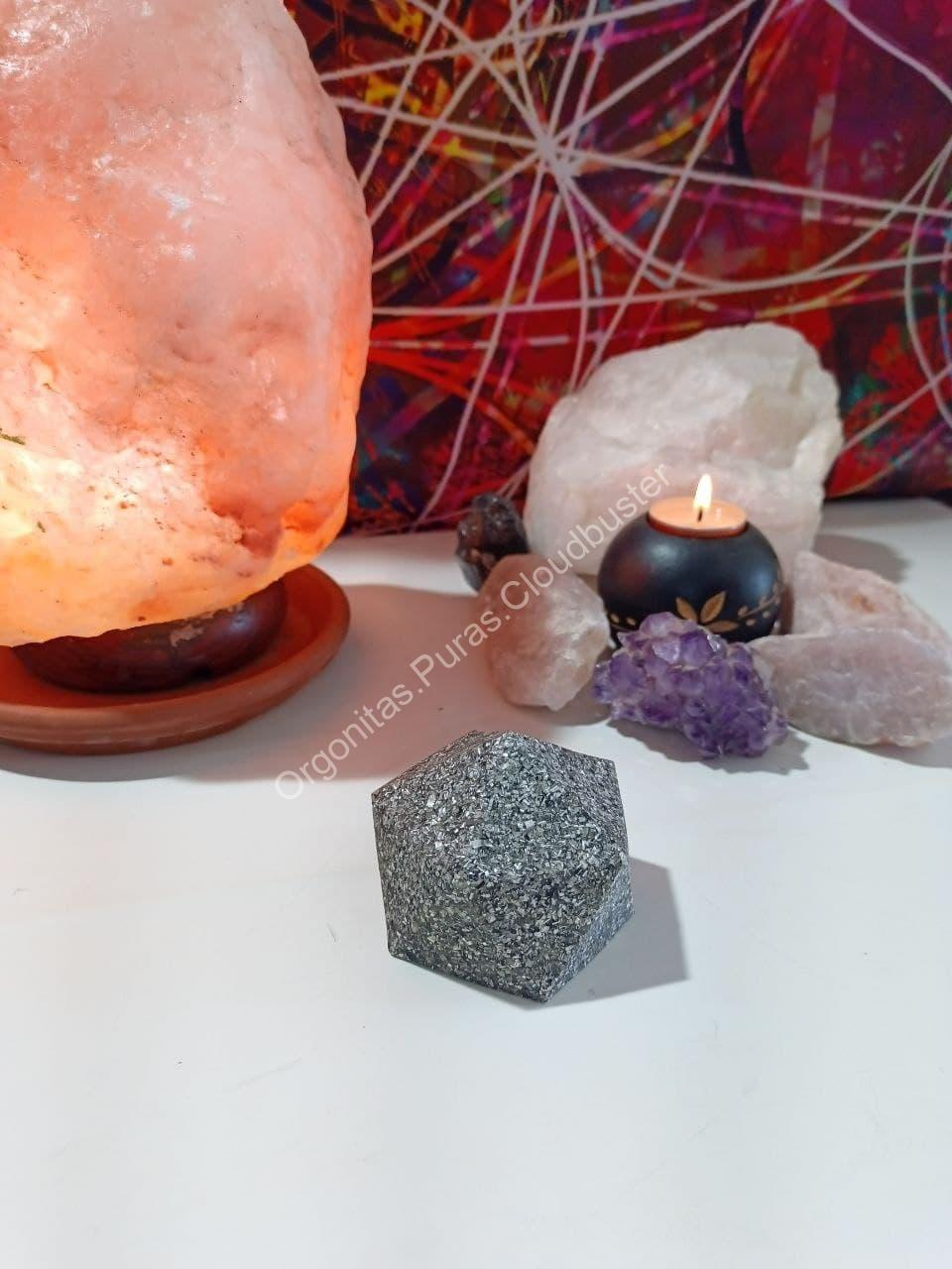 Orgonita Pura / Electronite Pirámide Facetada - Imagen 3