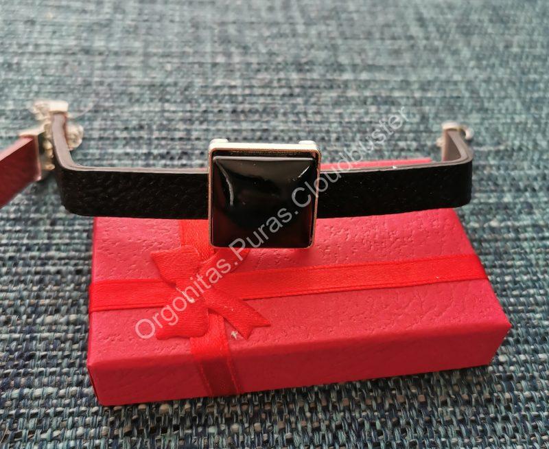 Pulsera de Shungita formato Cuadrada 2 Colores - Imagen 2