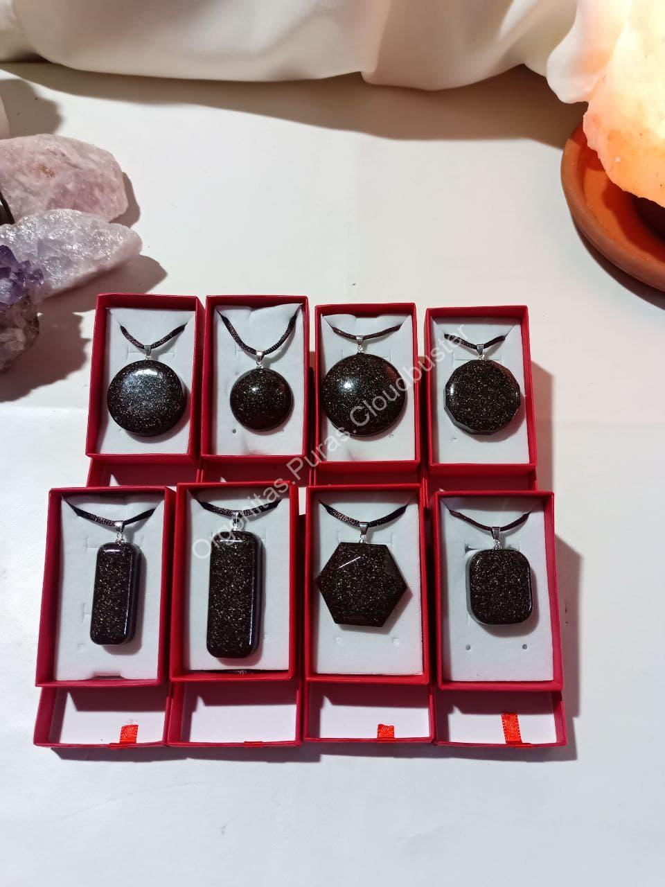 Orgonita Pura VIRUTA PEQUEÑA DE HIERRO colgante Círculo - Imagen 5