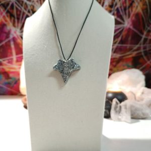 Orgonita Pura / Electronite Colgante Hoja en Punta