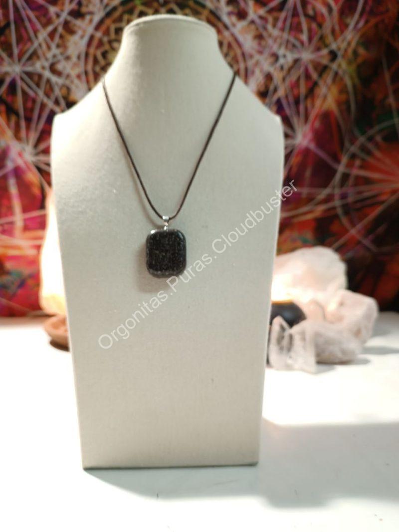 Orgonita Pura VIRUTA PEQUEÑA DE HIERRO colgante Cuadrado - Imagen 2