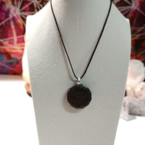 Orgonita Pura VIRUTA PEQUEÑA DE HIERRO colgante Dodecágono