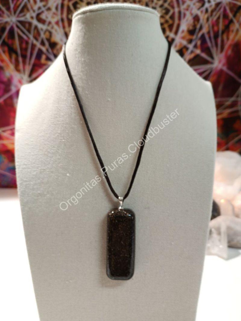 Orgonita Pura VIRUTA PEQUEÑA DE HIERRO colgante Rectángulo Grande