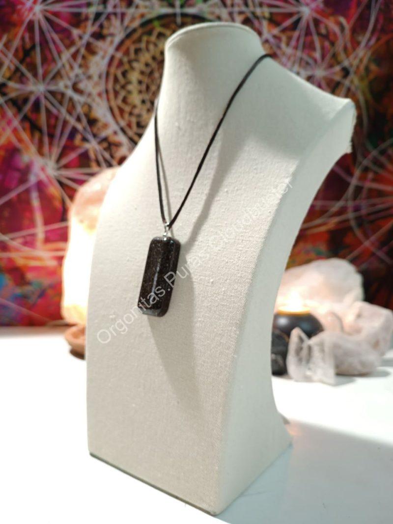 Orgonita Pura VIRUTA PEQUEÑA DE HIERRO colgante Rectángulo Grande - Imagen 3