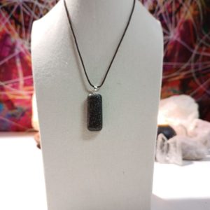 Orgonita Pura VIRUTA PEQUEÑA DE HIERRO colgante Rectángulo Pequeño