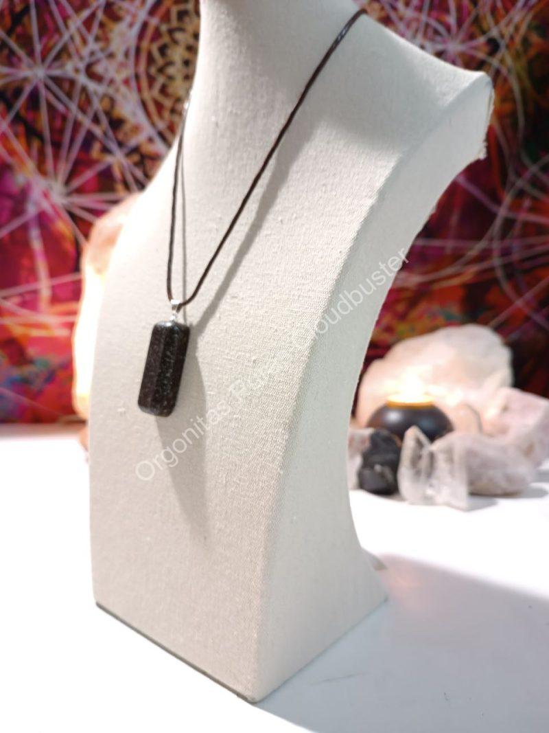 Orgonita Pura VIRUTA PEQUEÑA DE HIERRO colgante Rectángulo Pequeño - Imagen 3