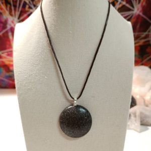 Orgonita Pura VIRUTA PEQUEÑA DE HIERRO colgante Semicírculo Grande