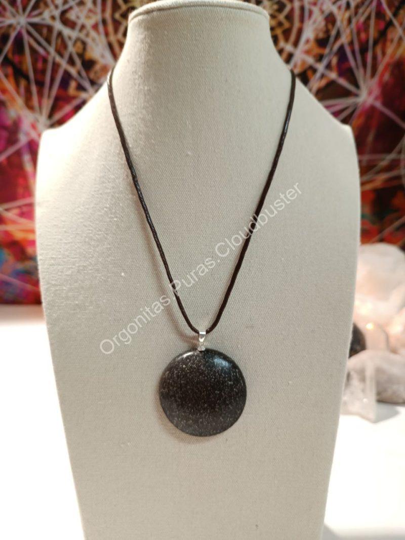 Orgonita Pura VIRUTA PEQUEÑA DE HIERRO colgante Semicírculo Grande